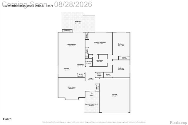 352 Winchester Street, South Lyon, MI 48178