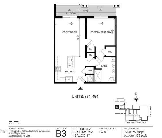 19 Washington Street 454 B3, Saratoga Springs, Inside, NY 12866