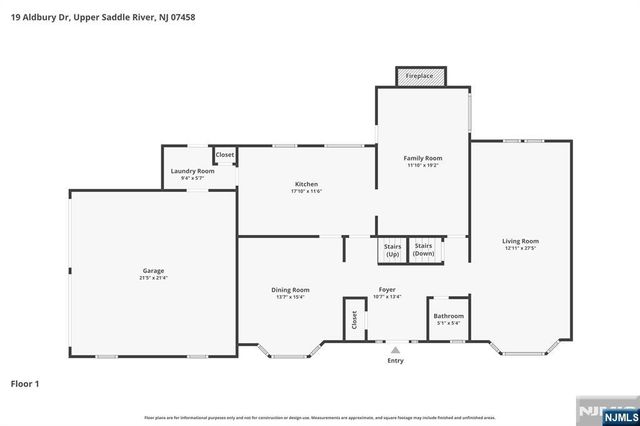 19 Aldbury Drive, Upper Saddle River, NJ 07458