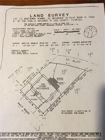 6041 Gulf RD, Fort Myers Beach, FL 33931