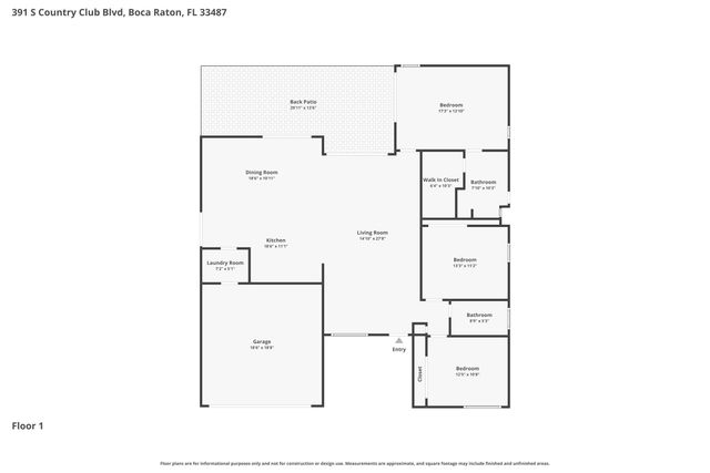 391 S Country Club Boulevard, Boca Raton, FL 33487