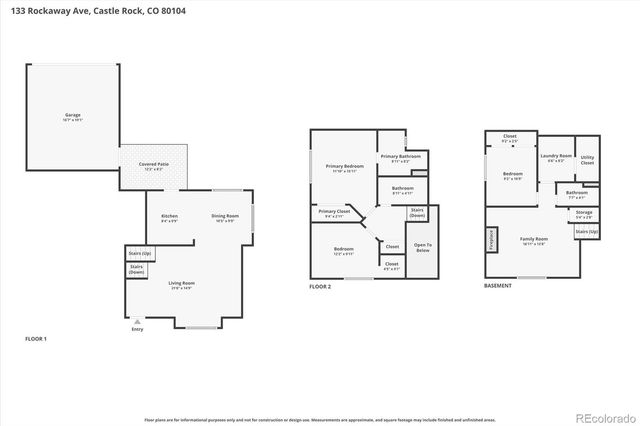 133 Rockaway Avenue, Castle Rock, CO 80104
