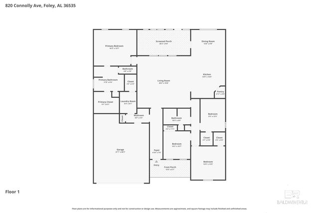 820 Connolly Avenue, Foley, AL 36535