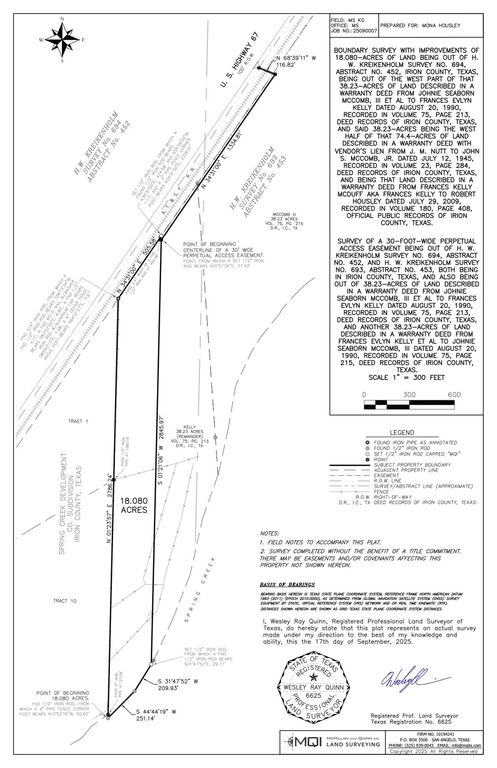Image 30 of property listing at Tbd Hwy 67 Highway, Mertzon, TX 76941