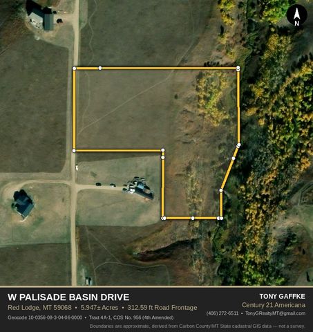 TBD W Palisade Basin Dr Drive, Red Lodge, MT 59068 property photo