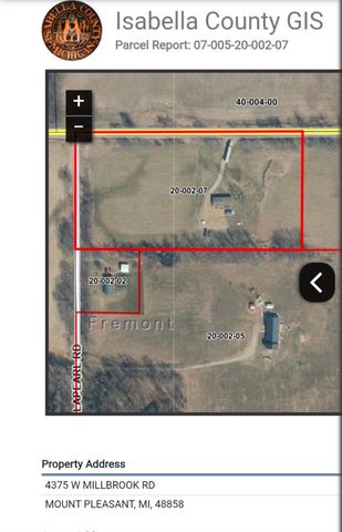 4375 W Millbrook Road, Mount Pleasant, MI 48858
