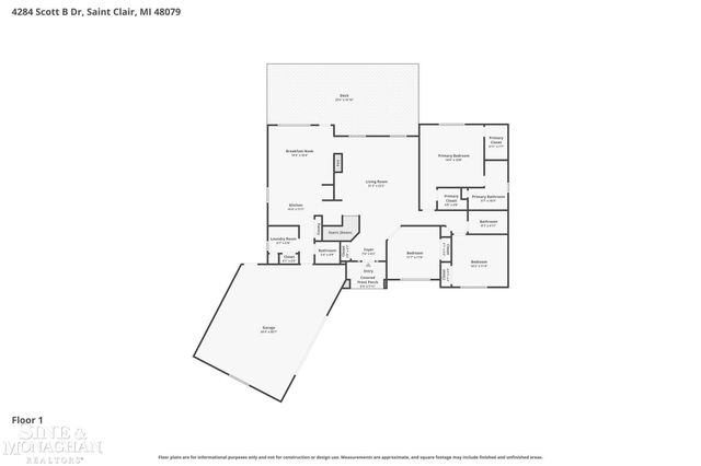 4284 Scott B Drive, St Clair Twp, MI 48079