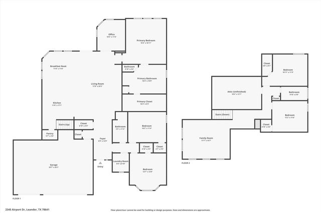 2345 Airport DR, Leander, TX 78641