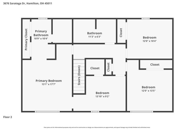 3676 Saratoga Drive, Fairfield Twp, OH 45011
