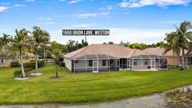 1650 Orion Lane, Weston, FL 33327