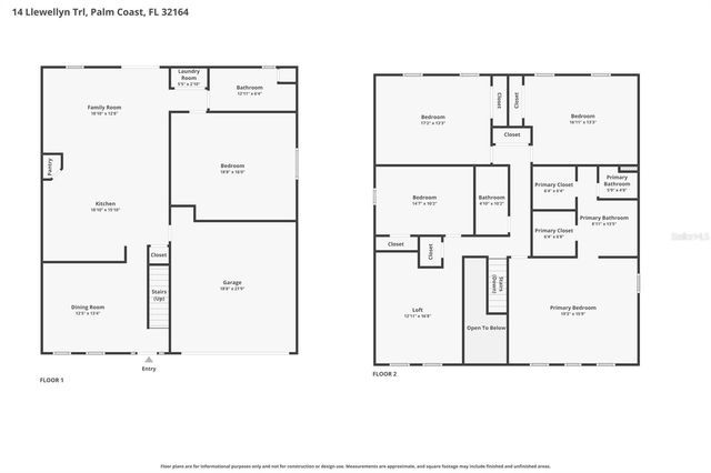 14 LLEWELLYN TRAIL, Palm Coast, FL 32164
