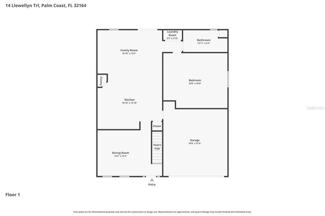 14 LLEWELLYN TRAIL, Palm Coast, FL 32164