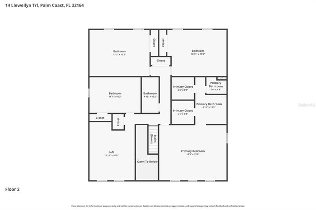 14 LLEWELLYN TRAIL, Palm Coast, FL 32164