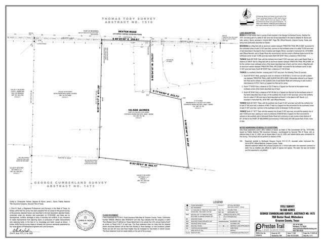 10.5 Dexter Road, Whitesboro, TX 76273