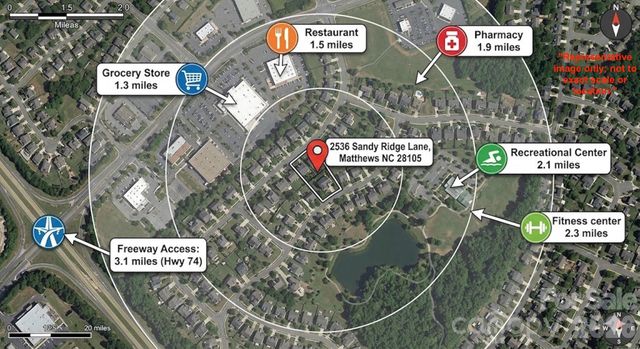2536 Sandy Ridge Lane, Matthews, NC 28105