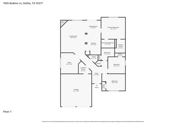 1925 Bodine Lane, Dallas, TX 75217