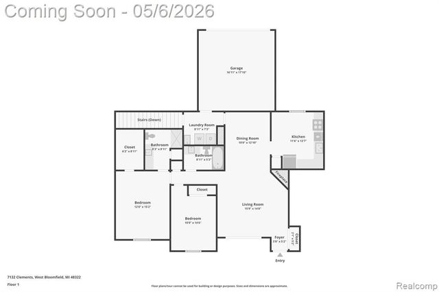 7132 Clements, West Bloomfield, MI 48322