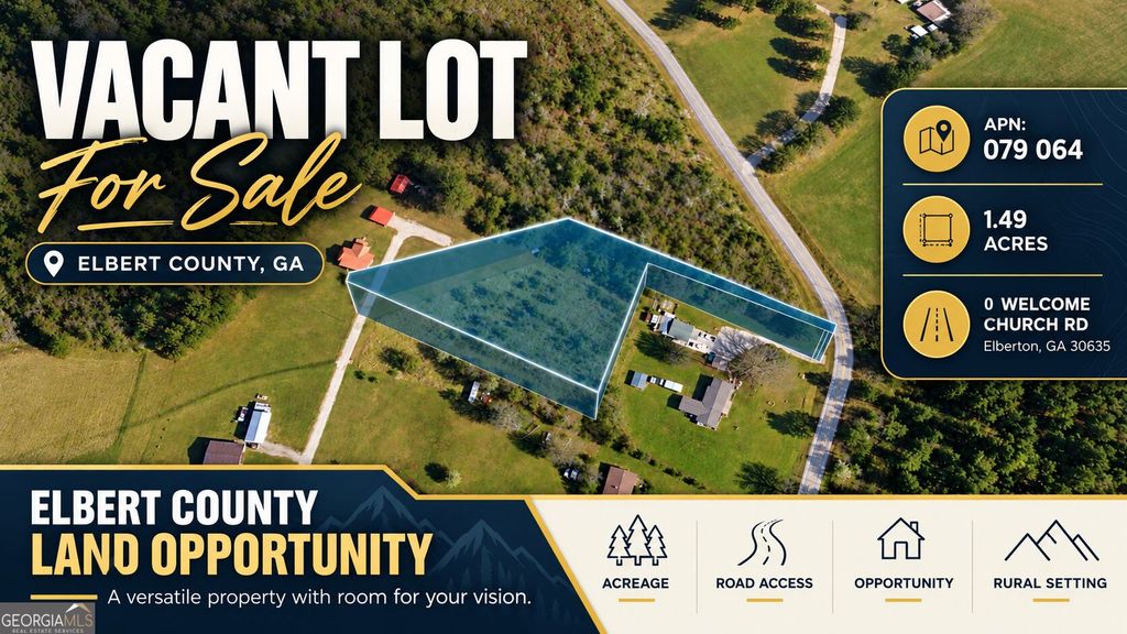 0 Welcome Church Road, Elberton, GA 30635 — exterior