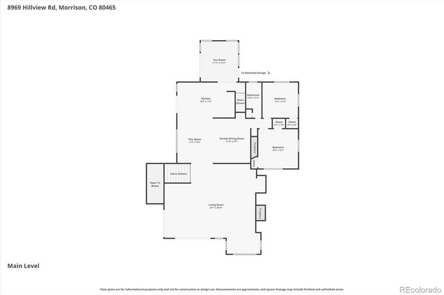 8969 Hillview Road, Morrison, CO 80465