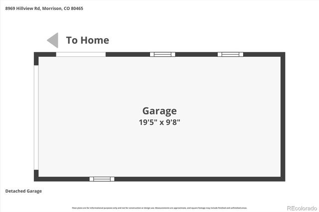8969 Hillview Road, Morrison, CO 80465
