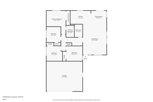 243 Moselle Court, San Jose, CA 95119