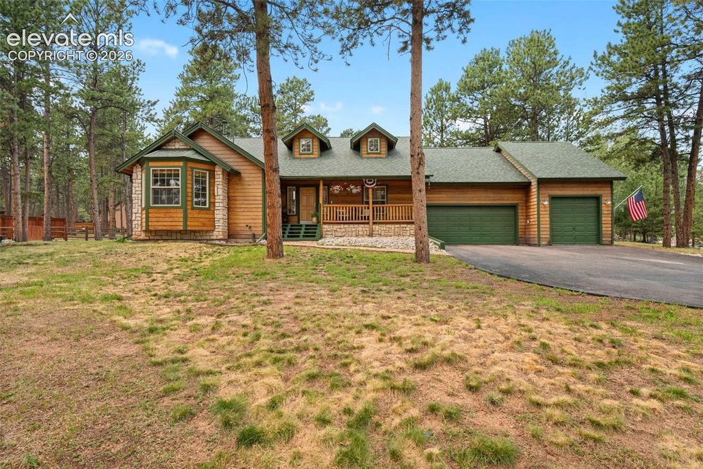 1400 Eagle Trace Court, Woodland Park, CO 80863 — exterior