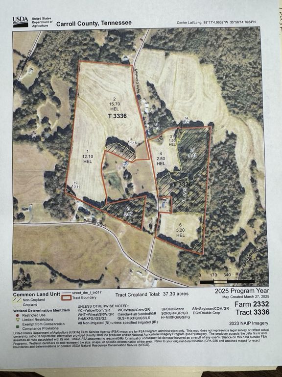 0 Taylor Cemetery Rd, Buena Vista, TN 38318