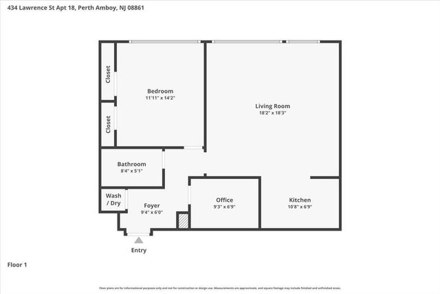 434 Lawrence Street 18, Perth Amboy, NJ 08861