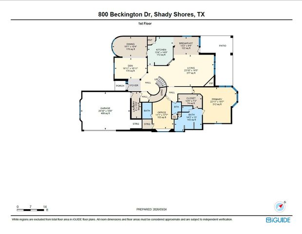 800 Beckington Drive, Shady Shores, TX 76208