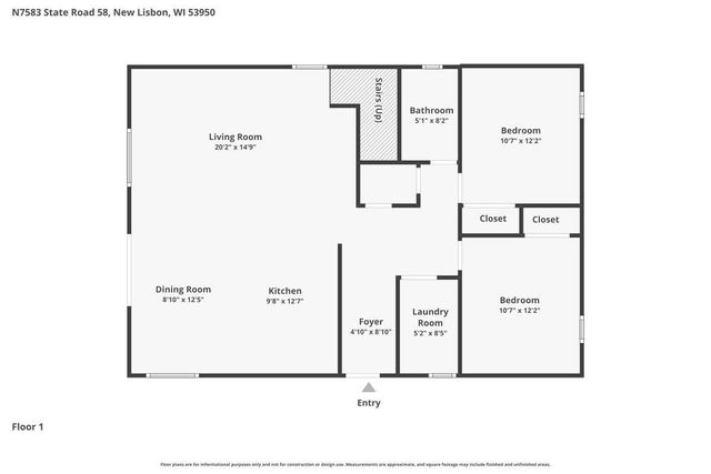 N7583 State Road 58, New Lisbon, WI 53950