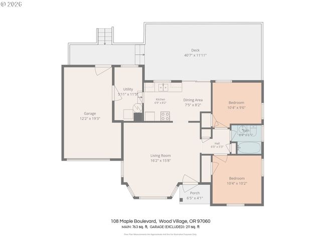 108 MAPLE Blvd, Wood Village, OR 97060