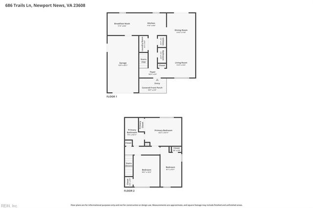 686 Trails LN, Newport News, VA 23608