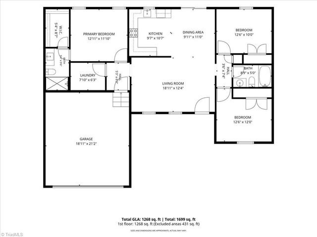 421 E Raleigh Avenue, Liberty, NC 27298