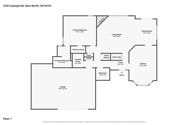 3725 S Joseph ROAD, New Berlin, WI 53151