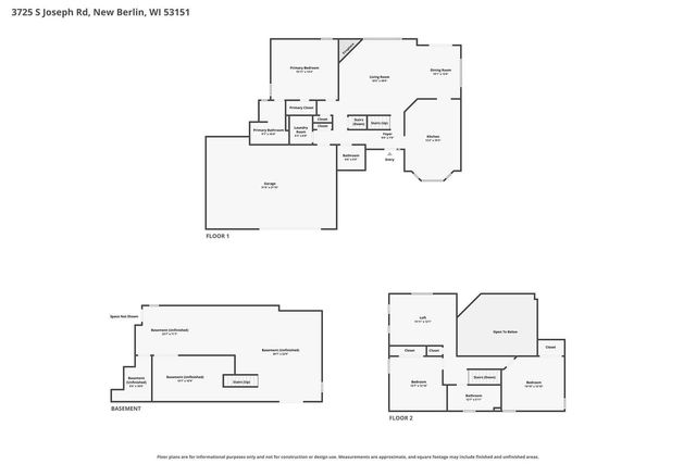 3725 S Joseph ROAD, New Berlin, WI 53151