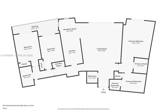 901 Brickell Key Blvd 3206, Miami, FL 33131