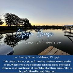 202 Sunray Street, Mabank, TX 75156