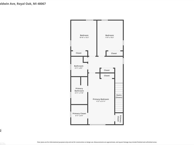 823 Baldwin Avenue, Royal Oak, MI 48067