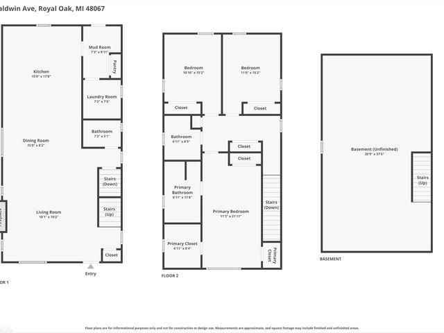 823 Baldwin Avenue, Royal Oak, MI 48067