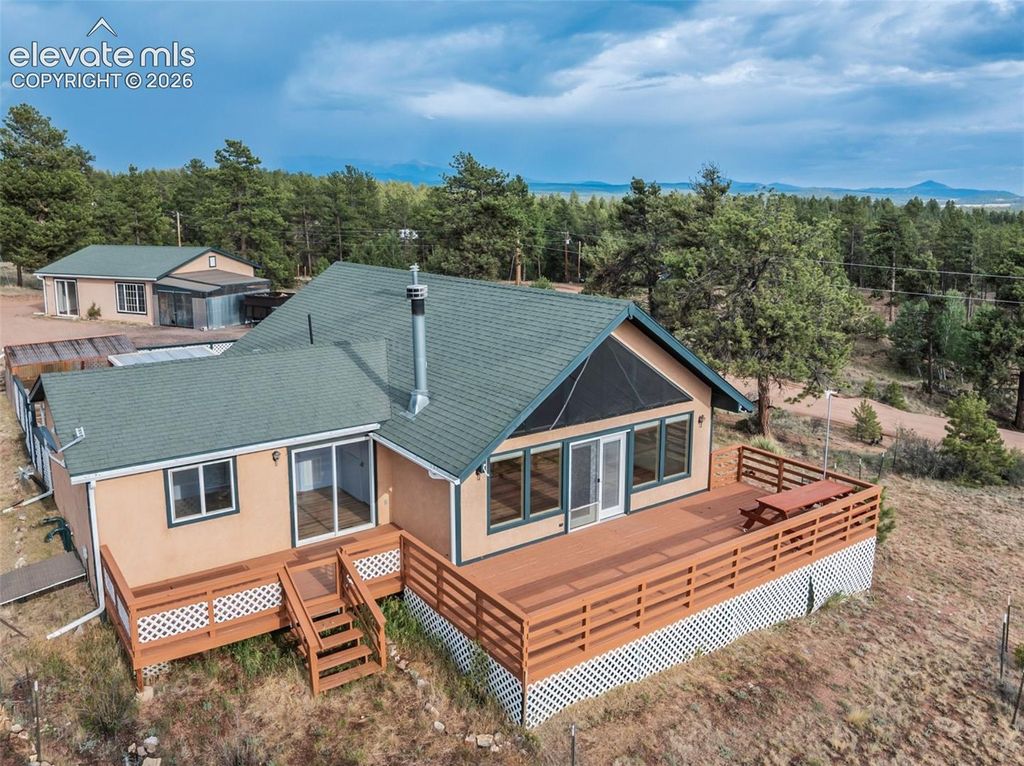 192 Columbine Road, Florissant, CO 80816 — exterior