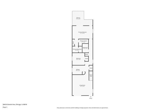 2849 N Damen Avenue 3, Chicago, IL 60618