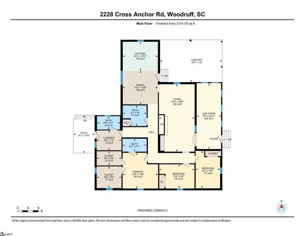 2228 Cross Anchor Road, Woodruff, SC 29388