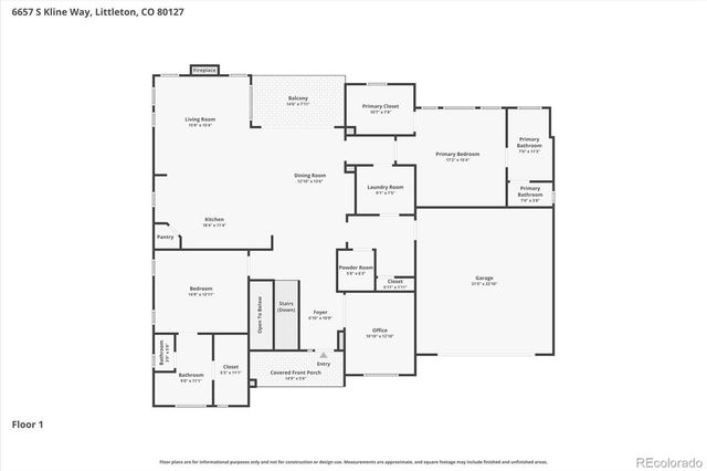 6657 S Kline Way, Littleton, CO 80127