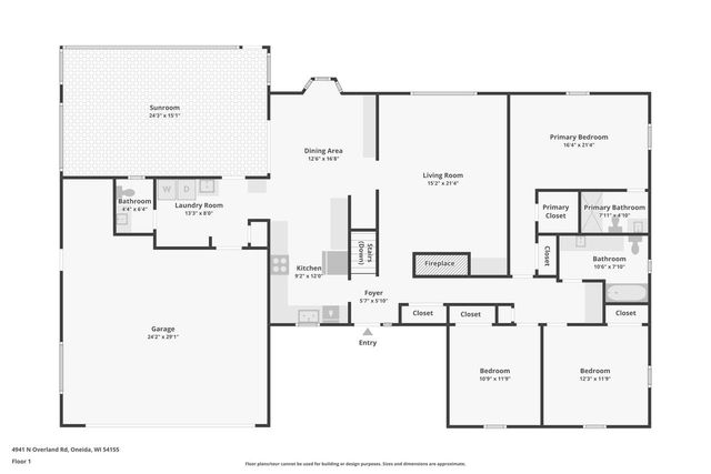 4941 N OVERLAND ROAD, Oneida, WI 54155