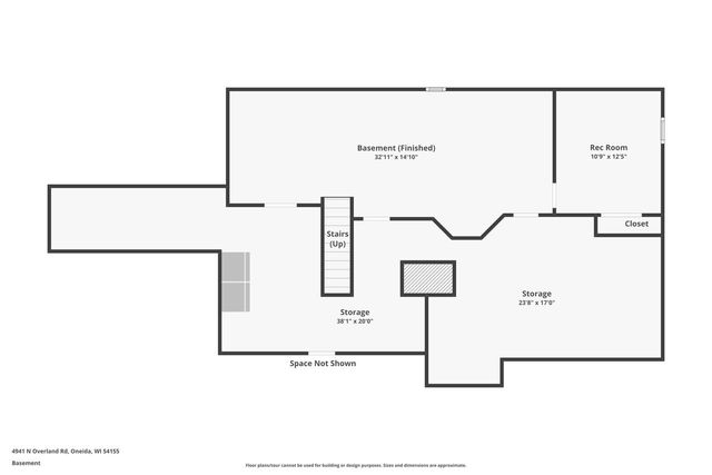 4941 N OVERLAND ROAD, Oneida, WI 54155