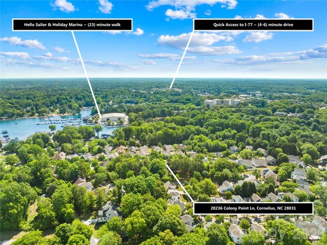 20236 Colony Point Lane, Cornelius, NC 28031