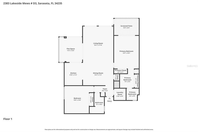 2383 LAKESIDE MEWS D3, Sarasota, FL 34235