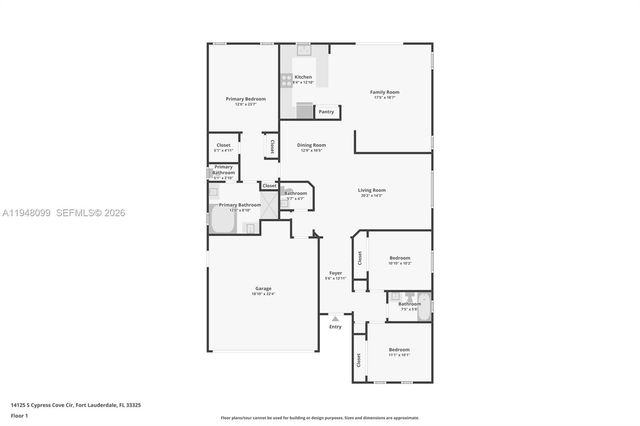 14125 S Cypress Cove Cir, Davie, FL 33325