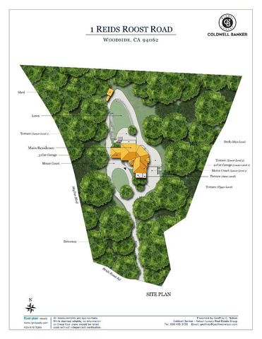 1 Reids Roost Road, Woodside, CA 94062