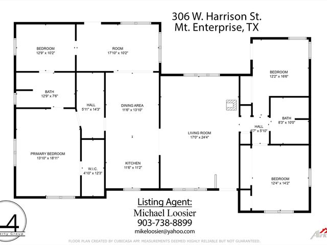 306 W Harrison, Mount Enterprise, TX 75681